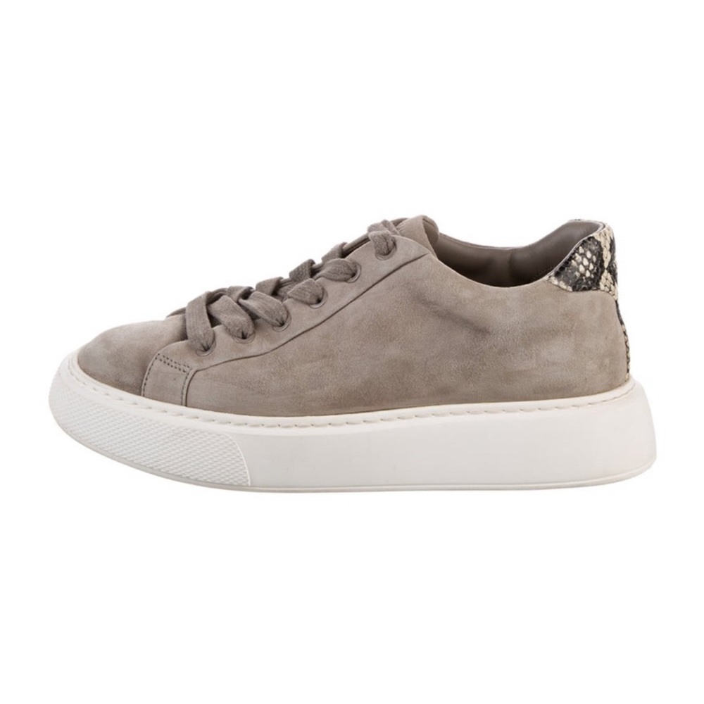 VINCE Gray Suede Women's Sneakers